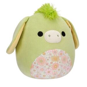 Squishmallows 7.5" Juniper the Donkey with Floral Belly
